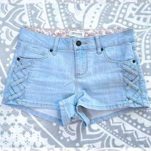 Forever 21 Light Denim Jean Shorts